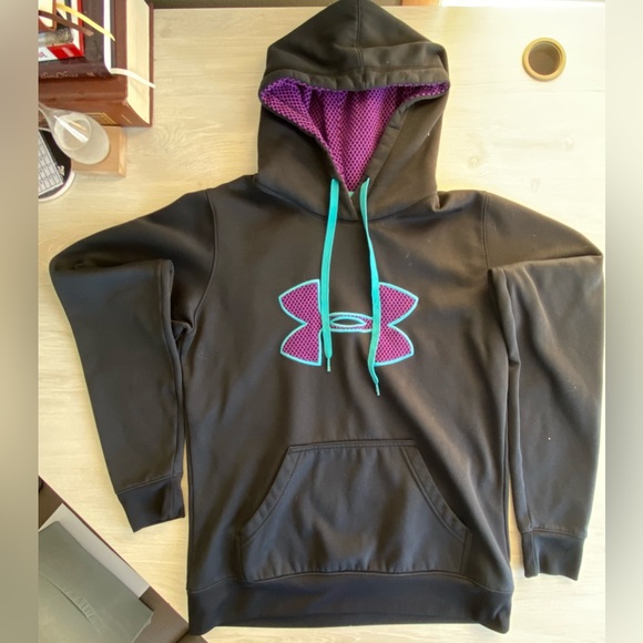 Under Armour Black Sweatshirt, UA STORM collection, women’s small - Picture 1 of 3